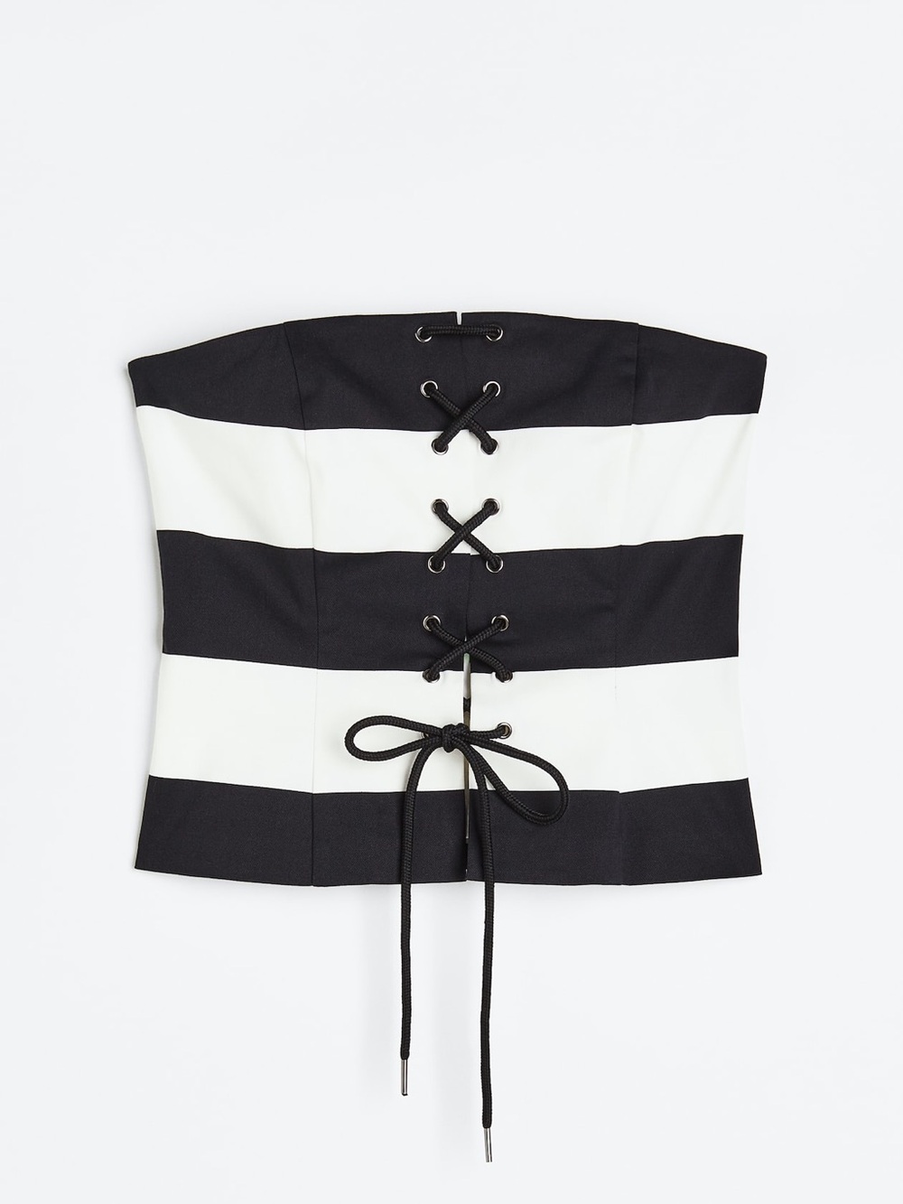 🌿2/$25 • H&M LACING-DETAIL BANDEAU TOP